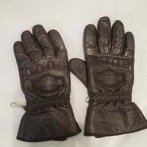 Harley Davidson Women's Leather Gloves Lined Size Small